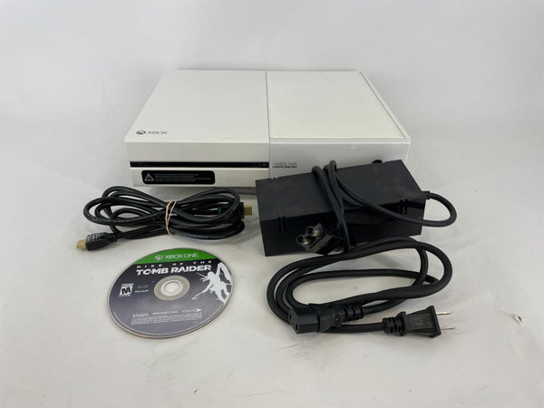 Microsoft Xbox One White 500GB - Very Good Condition W/ HDMI + Power Cord + Game