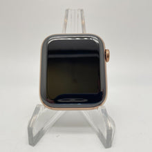 Load image into Gallery viewer, Apple Watch Series 4 Cellular Gold S. Steel 44mm w/ Black Sport Band Very Good