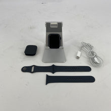 Load image into Gallery viewer, Apple Watch Series 7 Cellular Black Sport 45mm w/ Midnight Blue Sport - 7/10