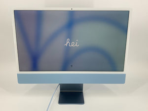 iMac 24" Blue 2021 3.2GHz M1 8-Core GPU 16GB RAM 1TB SSD - Excellent Condition