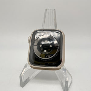 Apple Watch Series 8 (GPS) Starlight Aluminum 41mm w/ Starlight Band Excellent