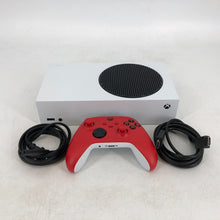 Load image into Gallery viewer, Microsoft Xbox Series S White 512GB - Excellent Cond. w/ Cables + Red Controller