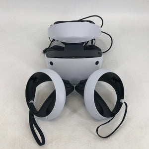 Sony Playstation VR 2 Headset - Very Good Condition w/ Controllers + Cables