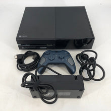 Load image into Gallery viewer, Microsoft Xbox One Black 500GB Good Cond. w/ HDMI/Power Cable + Blue Controller