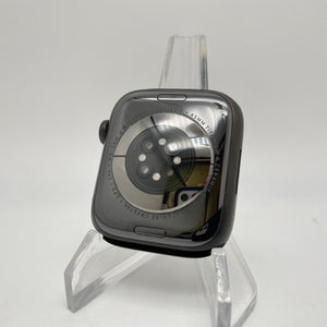 Apple Watch Series 7 Cellular Space Black Titanium 45mm w/ Sport Band Excellent