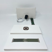 Load image into Gallery viewer, Apple Watch Ultra Cellular Titanium 49mm w/ (M) Green Alpine Loop Excellent
