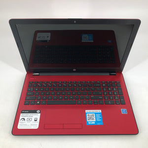HP Notebook 15.6" Red 2018 1.1GHz Pentium Silver N5000 4GB 256GB HDD - Good Cond