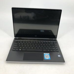 HP Pavilion x360 14" Silver TOUCH 2.1GHz i3-8145U 8GB 128GB Good Condition