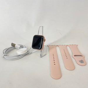 Apple Watch Series 6 Cellular Gold Aluminum 40mm w/ Pink Sand Sport Band Good