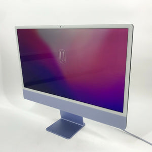 iMac 24 Purple 2021 3.2GHz M1 8-Core GPU 8GB RAM 256GB SSD - Excellent w/ Bundle