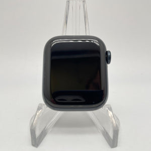 Apple Watch Series 7 (GPS) Midnight Aluminum 41mm Blue Non-OEM Sport Loop Good