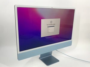 iMac 24 Blue 2021 3.2GHz M1 7-Core GPU 16GB 1TB SSD - Excellent Cond. w/ Bundle!