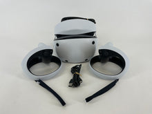 Load image into Gallery viewer, Sony Playstation VR 2 White - Excellent Condition W/ 2 Controllers + Cables