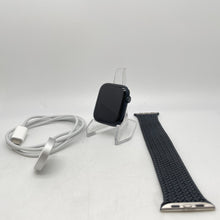 Load image into Gallery viewer, Apple Watch Series 8 (GPS) Midnight Aluminum 45mm w/ Braided Solo Loop Excellent