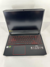 Load image into Gallery viewer, Acer Nitro 5 15.6 Black 2.5 GHz Intel Core i5 10th Gen. 8GB RAM 256GB Solid State Drive NVIDIA GeForce GTX 1650 4 GB