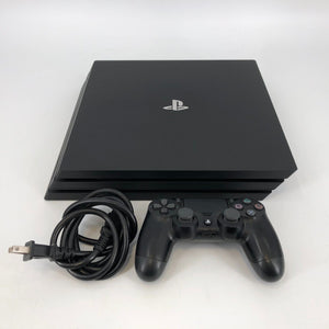 Sony Playstation 4 Pro Black 1TB Excellent Condition w/ Controller + Power Cable