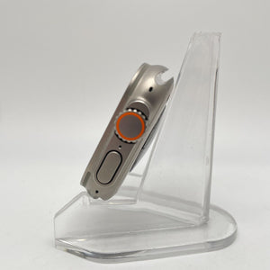 Apple Watch Ultra Cellular Titanium 49mm w/ (M) Orange Alpine Loop Very Good
