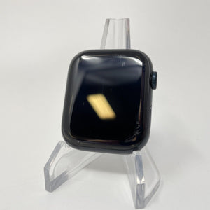Apple Watch Series 7 Cellular Midnight Black Aluminum 45mm w/ Black Sport Good