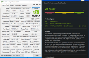 ZOTAC Mini NVIDIA GeForce RTX 2070 Super 8GB FHR GDDR6 256 Bit - Good Condition