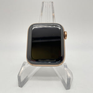 Apple Watch Series 4 Cellular Gold S. Steel 40mm Starlight Sport Band Very Good