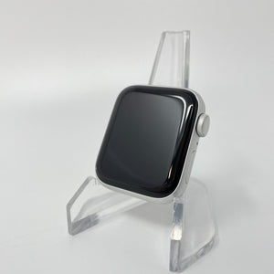 Apple Watch SE (GPS) Silver Aluminum 40mm w/ Atlantic Blue Sport Band
