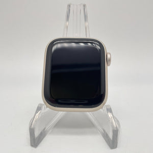 Apple Watch Series 7 Cellular Starlight Aluminum 41mm w/ Sport Band Very Good
