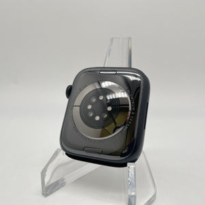 Apple Watch Series 7 Cellular Midnight Black Aluminum 45mm w/ Black Sport Good