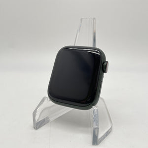 Apple Watch Series 7 Cellular Green Aluminum 41mm w/ Black Sport Band