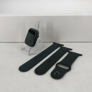 Apple Watch Series 4 Cellular Black S. Steel 44mm w/ Black Sport Band