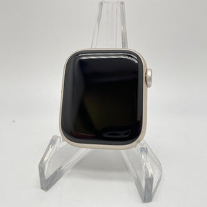 Apple Watch Series 8 (GPS) Starlight Aluminum 41mm w/ Blue Solo Loop Good