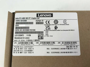 Lenovo NVIDIA RTX A4000 16GB GDDR6 PCIe 4.0 x 16 Graphics Card