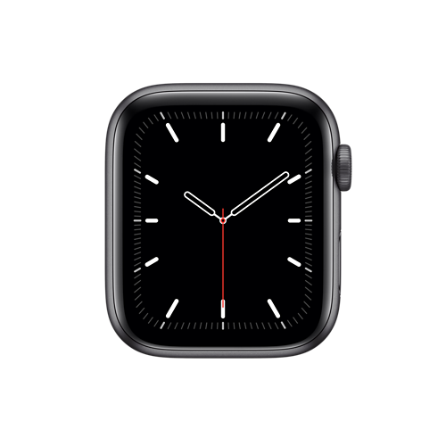 Apple Watch SE Cellular Space Gray Aluminum 44mm w/ Black Sport