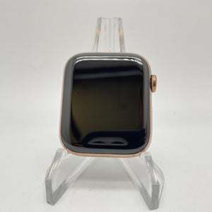 Apple Watch Series 4 Cellular Gold S. Steel 44mm w/ Starlight Sport Band Good