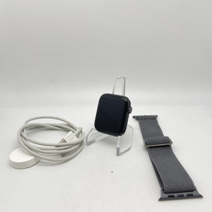 Apple Watch SE Cellular Space Gray Aluminum 44mm w/ Gray Sport Loop Excellent
