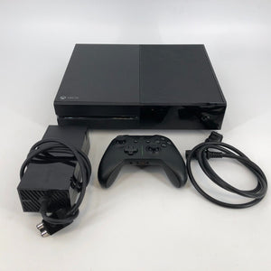 Microsoft Xbox One Black 500GB - Good Condition w/ Power Cable + Controller