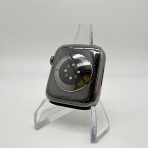 Apple Watch Series 7 Cellular Graphite S. Steel 45mm w/ Blue Sport Excellent