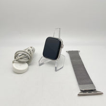 Load image into Gallery viewer, Apple Watch Series 7 Cellular Silver S. Steel 45mm Silver Milanese Loop Good
