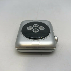 Apple Watch Series 3 Cellular Silver Sport 42mm w/ Light Gray Sport Band