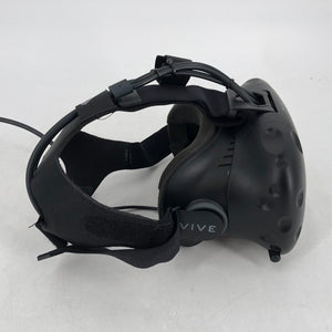 HTC Vive VR Headset Black - Good Condition w/ Controllers + Cables + Stations