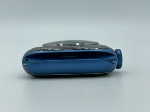 Apple Watch Series 7 (GPS) Blue Sport 41mm w/ Black Sport