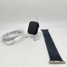 Load image into Gallery viewer, Apple Watch Series 7 Cellular Midnight Aluminum 45mm Braided Solo Loop Very Good