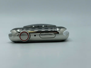 Apple Watch Series 7 Cellular Silver S. Steel 45mm w/ Silver Milanese Loop