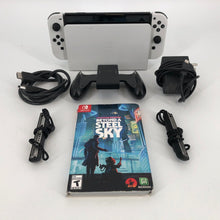 Load image into Gallery viewer, Nintendo Switch OLED 64GB White Very Good Condition w/ Dock + Cables + Game