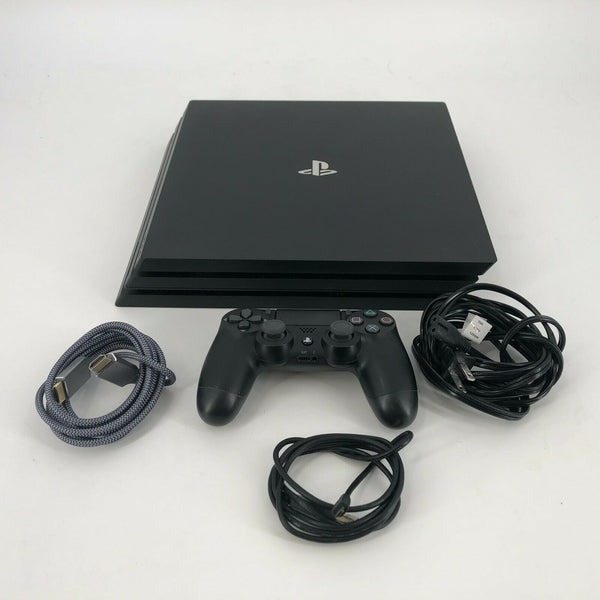 Sony Playstation 4 Pro Black 2TB w/ Controller + Cables