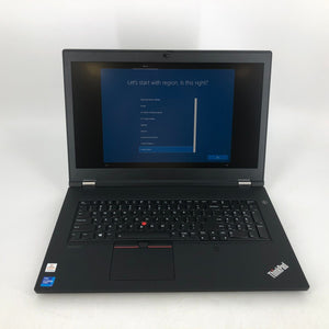 Lenovo ThinkPad P17 17.3" Black 2020 2.5GHz i7-11850H 8GB 512GB SSD RTX A2000 4GB