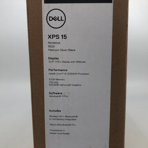 Dell XPS 9520 15.6" 2022 FHD+ 2.5GHz i9-12900HK 32GB 1TB RTX 3050 Ti - BRAND NEW