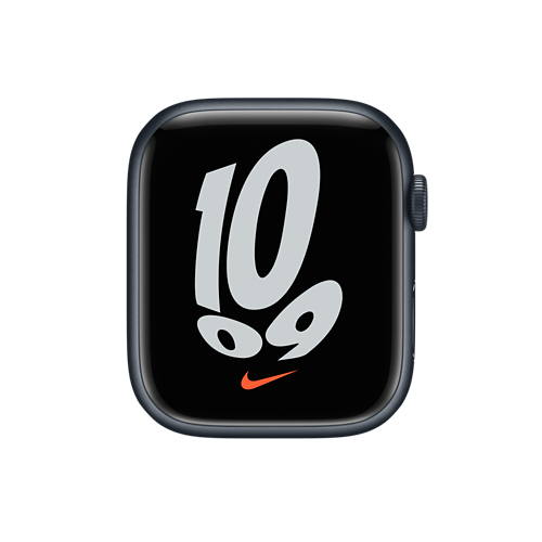Apple Watch Series 7 Nike Cellular Midnight Black Aluminum 45mm Black Sport