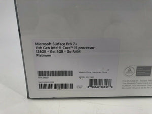 Microsoft Surface Pro 7+ 12.3" 2021 2.8GHz i5-1135G7 8GB 128GB SSD