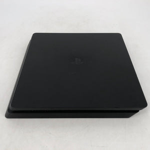 Sony Playstation 4 Slim Black 500GB - Very Good w/ Controller + Power + Games