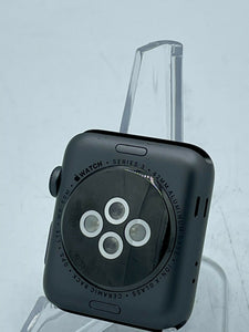 Apple Watch Series 3 Cellular Space Black Sport 42mm w/ Gray Sport